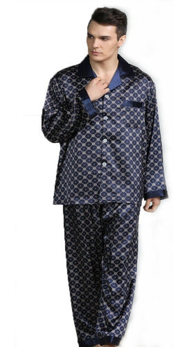 Conjunto Miveni Camiseta Manga Larga Pijama Para Hombre