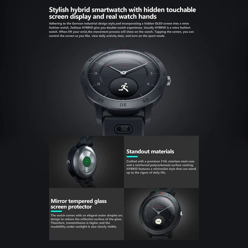 Zeblaze Hybrid 5atm Reloj Inteligente Resistente Al Agua