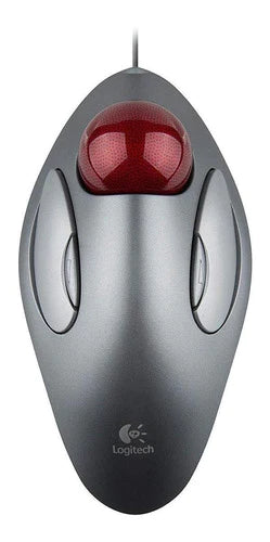 Mouse Trackball Logitech  Trackman Marble Gris