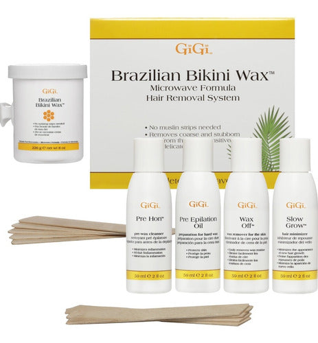 Kit Cera Para Depilar Gigi Brazilian Bikini Wax