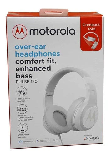 Manos Libres Motorola Pulse 120 Blanco 3.5mm Audifonos A Mlf