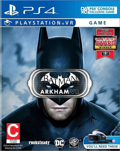 ..:: Batman Arkham Vr ::.. Ps4 Playstation 4