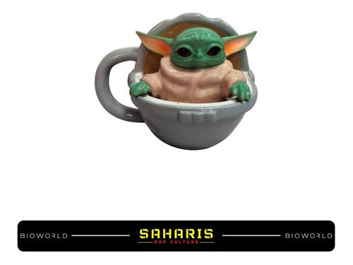 Bioworld Star Wars Mandalorian Grogu Sculpted Ceramic Mug