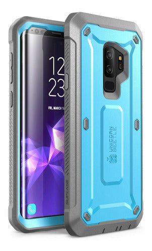 Carcasa C/protector Supcase P/samsung Galaxy S9 Plus Azul