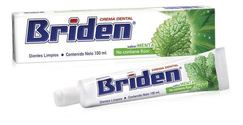 Briden Crema Dental Sin Flúor Caja 10 Pz 100ml