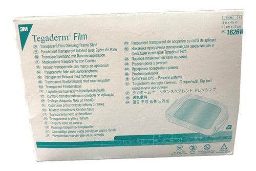Tegaderm Film 10cm X 12cm 4 Cajas C/50 Piezas (200 Parches)