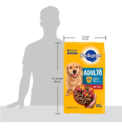 Alimento Seco Para Perro Pedigree Adulto - 21kg