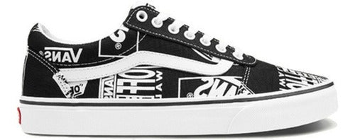 Vans Ward Logo Mix Black White Skate 611-22 Originales