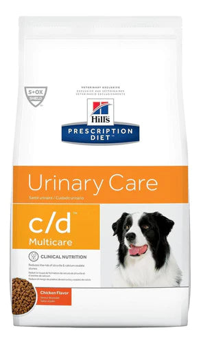 Alimento Hill's Prescription Diet Urinary Care C/d Multicare Para Perro Senior Todos Los Tamaños Sabor Pollo En Bolsa De 8.5lb