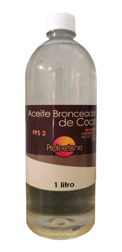 Aceite Bronceador De Coco  Protectone 1 Litro