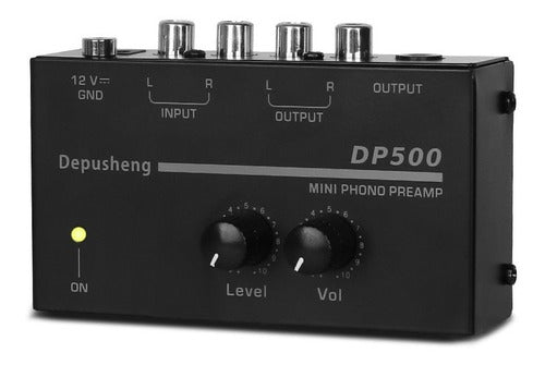 Preamplificador De Fonógrafo Estéreo De Audio Dp500