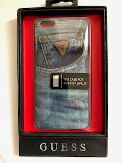 Carcasa Protector iPhone 6 Plus, Jeans Mezclilla