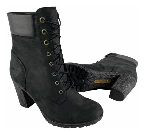Timberland Tacon Mujer Glancy Negro 8432a Look Trendy