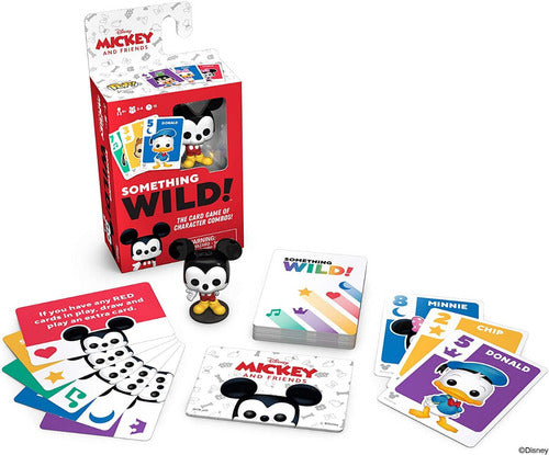 Funko Wild! Disney Mickey Mouse Juego Cartas Con Minifigura