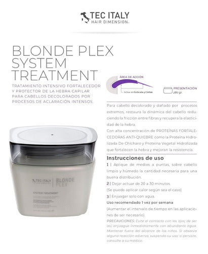 Blonde Plex System Treatment Tec Italy 280 Ml