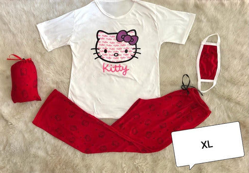 Pijama De  Mujer Gato De Hello Kitty