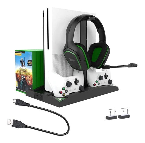 Xbox One S/one X Base De Carga Y Ventilador Para Consola
