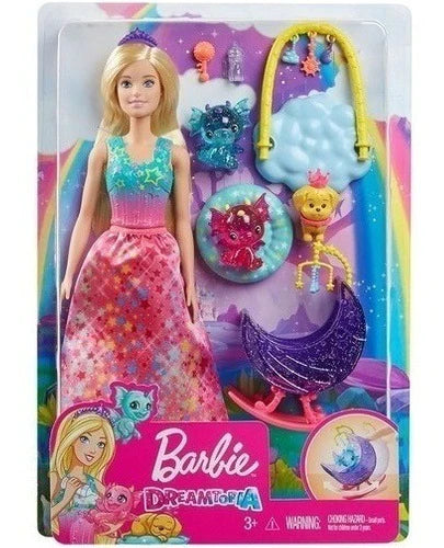 Barbie Dreamtopia Guarderia De Dragones Y Accesorios Mattel