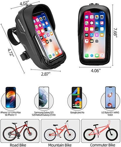 Bolsa Impermeable Porta Celular Para Bicicleta Rockbros B70