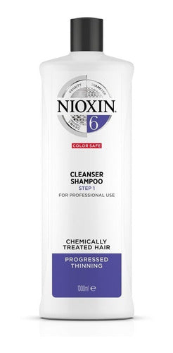 Nioxin Sist 6 Duo Shampoo Y Acondicionador 1 Litro C/u