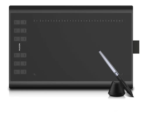 Tablet De Dibujo Huion H1060p Conector Micro Usb 12 Express