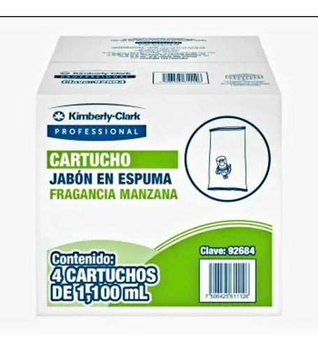 Jabon Espuma Kimberly Professional Cartucho Manos C/4 -92684