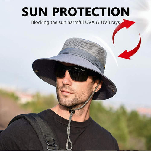 Sombrero Para El Sol,cubo Ala Ancha Sombrero Uso Aire Libre