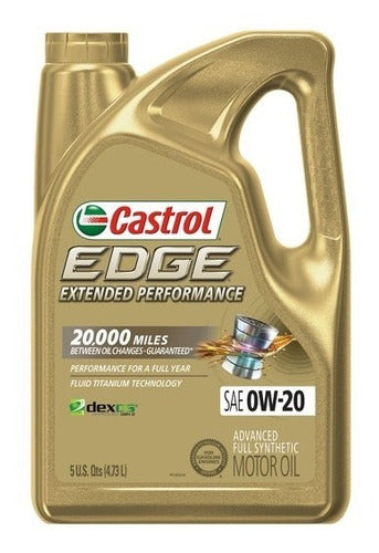 Aceite Castrol Edge Extended 0w20 100% Sintetico 4.73l