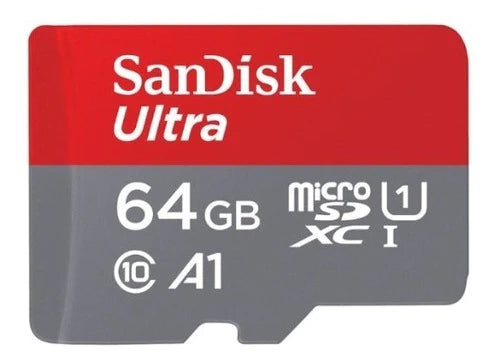Memoria Flash Sandisk Ultra, 64gb Microsdxc Uhs-i Clase 10,