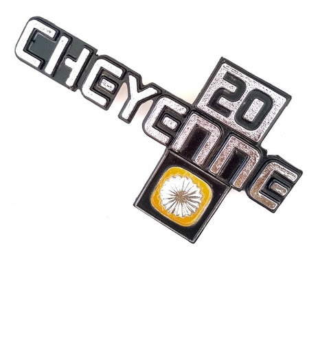 Emblema Lateral De Chevrolet Cheyenne 20