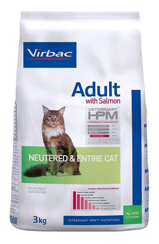 Alimento Hpm Adult With Salmon Neutered & Entire Cat 3 Kg