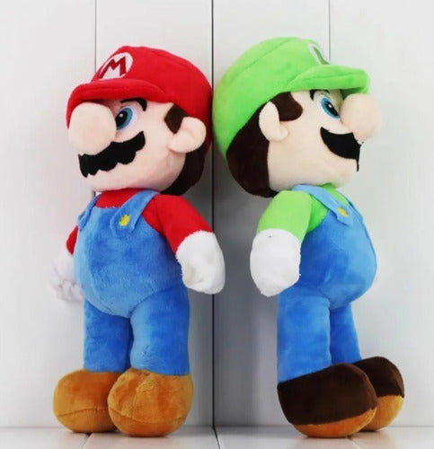 Peluches De Mario Bros Luigi Y Mario 40 Cm