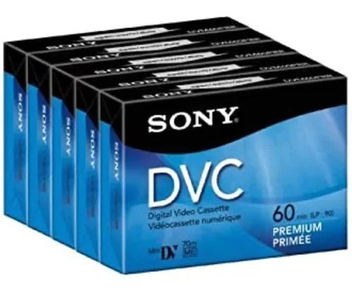 5 Cassette Sony Mini Dv - 60 Min
