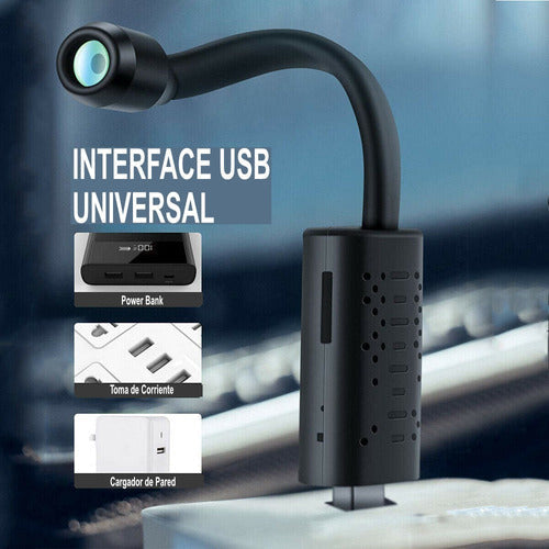 Mini Cámara Espía Usb Flexible Endoscópica Wifi Hd 1080p