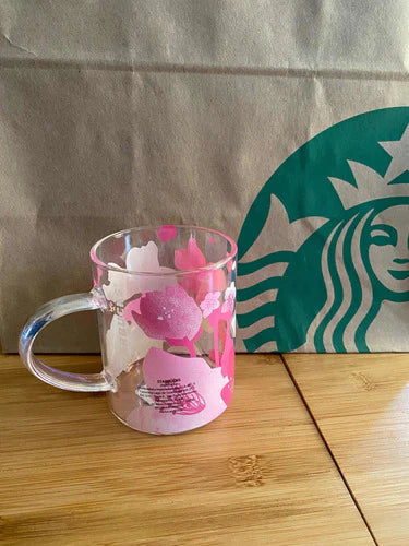Taza Starbucks Cristal Cherry Blosson Sakura Nueva