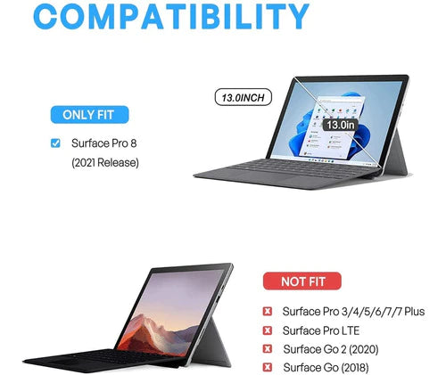 Procase Funda Compatible Con Surface Pro 8 2021 13 Inch