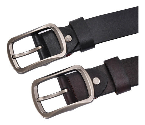 Cinturon Para Hombre De Piel Vedicci Disponible En 2 Tallas