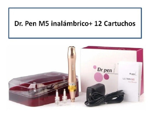 Dermapen Dr Pen M5 Inalambrico + 12 Cartuchos Extra