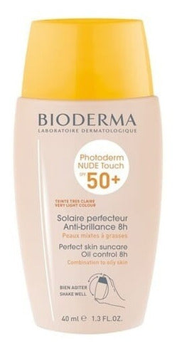 Photoderm Nude Touch Muy Claro Fps 50+ 40ml Bioderma