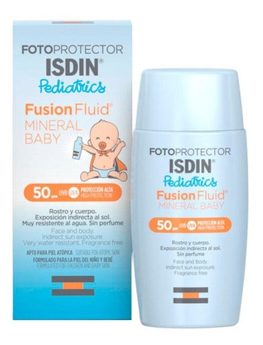 Fusion Fluid Mineral Baby Spf 50+ Isdin Pediatrics 50 Ml