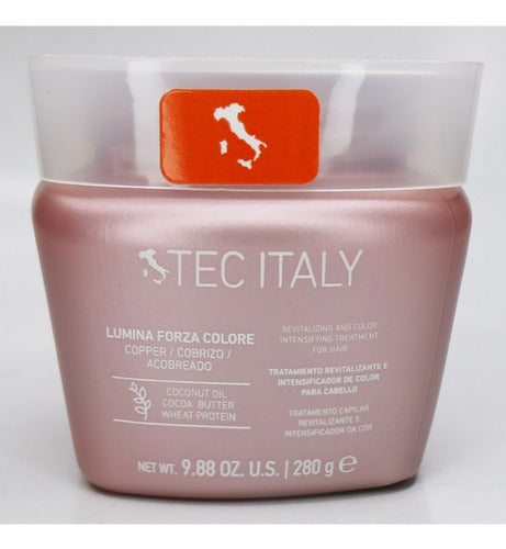 Tratamiento Lumina Forza Tec Italy Color Cobrizo 280grs