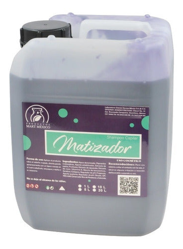 Shampoo Matizador De Mechas Plateadas (5 Litros)