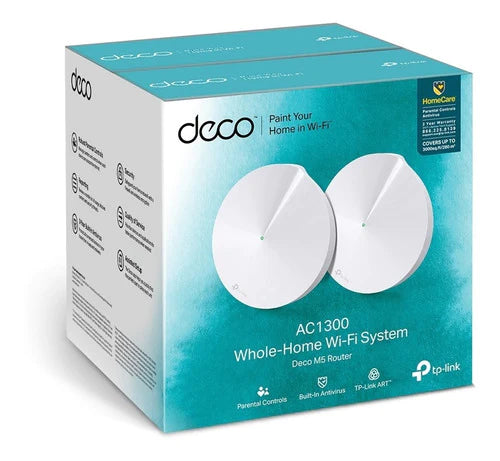 Access Point Tp-link Deco M5 Dual Mesh Wifi 2-pack 1300mbps