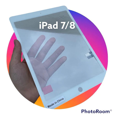 Touch Compatible iPad 7 Y 8 / Premium / *blanco*