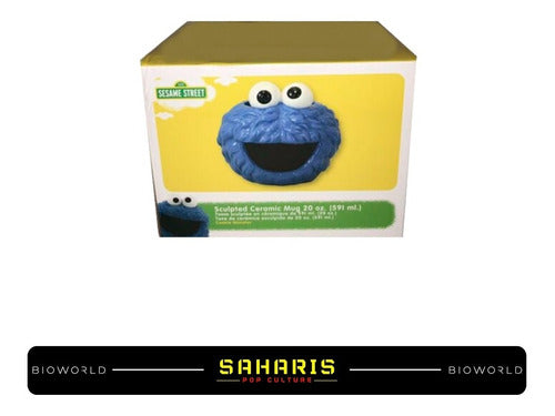 Bioworld Sesame Street Cookie Monster 20oz Ceramic Mug