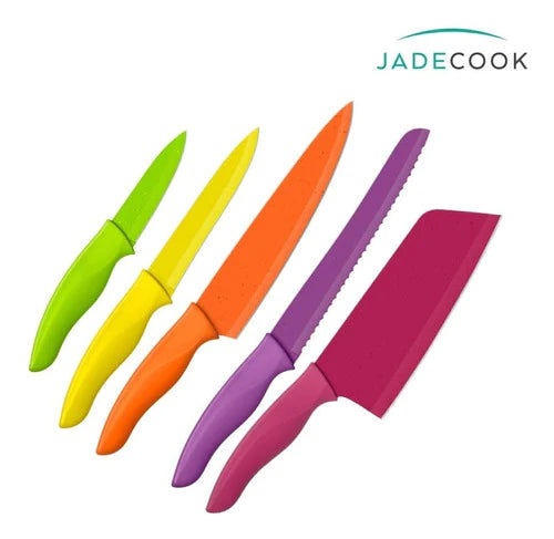 Jade Cook Set De 5 Cuchillos - Acero Inoxidable - Cv Directo