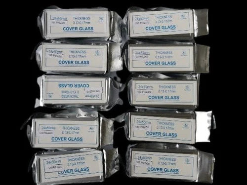 Cubreobjetos 24x50mm Paquete De 10 Cajas  C/100 C/u