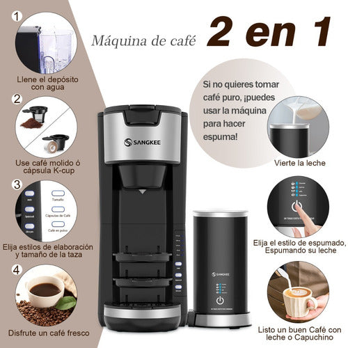 Aero Box Petén - Cafetera para cápsulas K-Cup y café