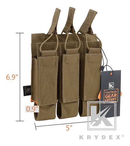 Krydex Mp5 M97 Smg Rifle Magazine Pouch Mag Holder Molle