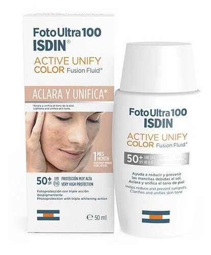 Isdin Protector Fotoultra 100 Active Unify Color 50+ 50 Ml